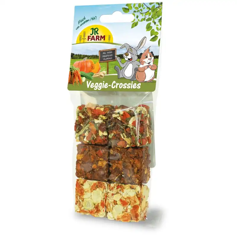 Sparpaket 2 x 100 g JR Farm Veggie-Crossies Nager Snack Jetzt Bestellen